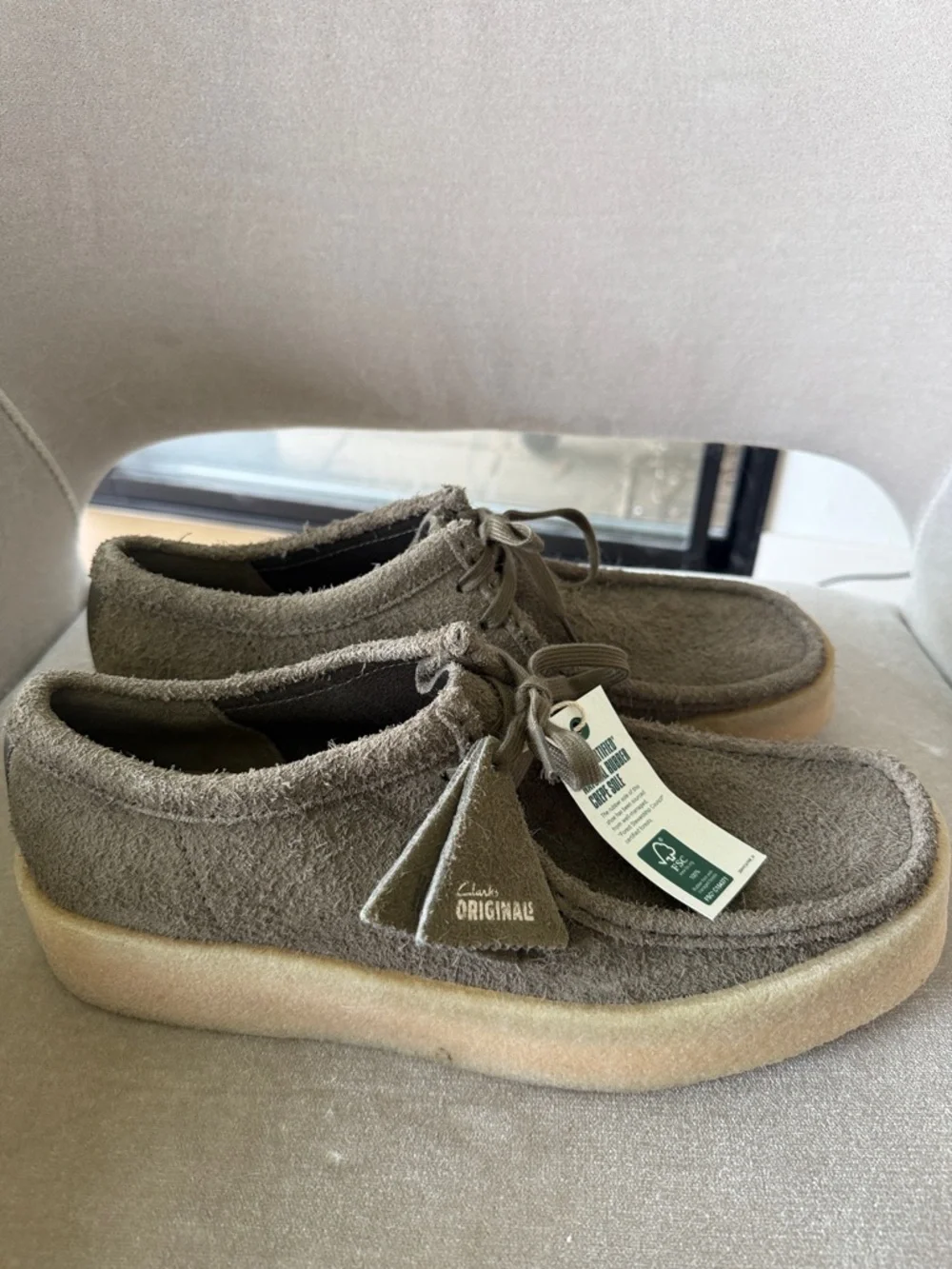 Clark’s Wallabee Suede in Khaki